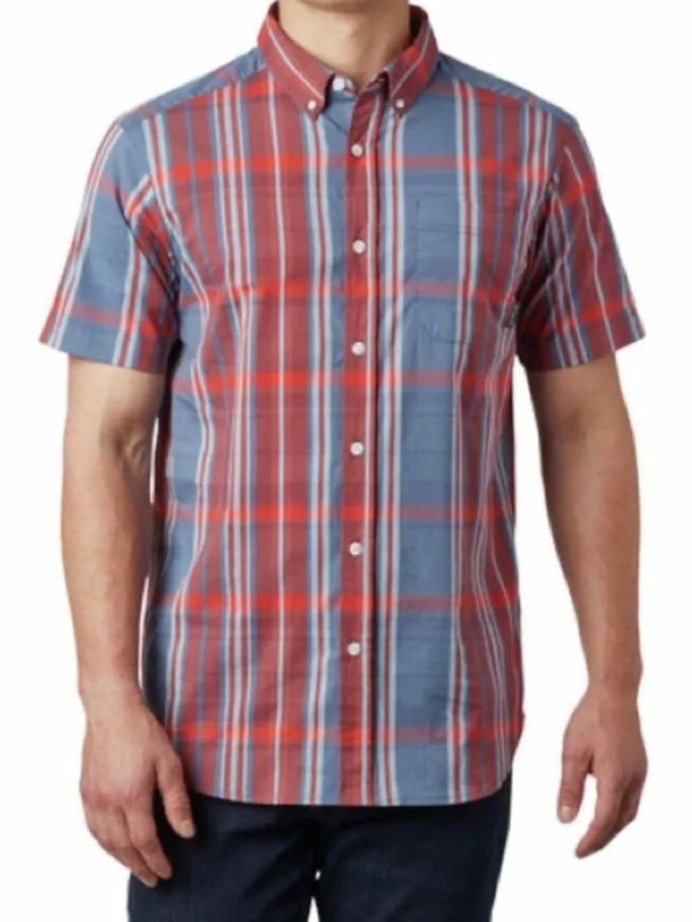 2/49$ Men’s COLUMBIA Rapid Rivers II Short Sleeve PLAID Shirt size small